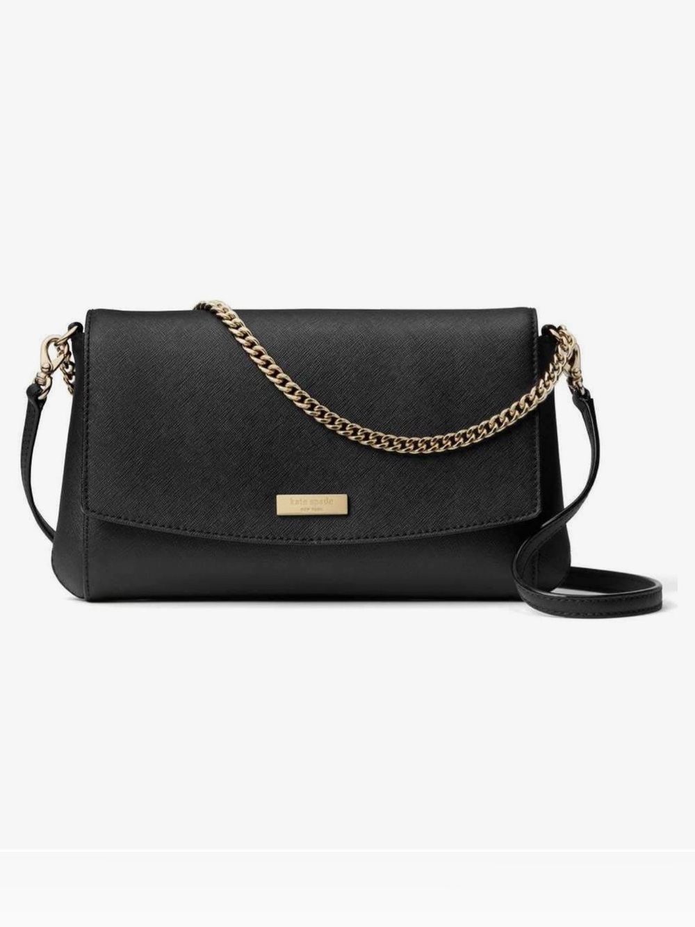 Kate Spade New York Greer Laurel Way Crossbody in Black.